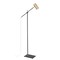 Z-Lite Calumet 1 Light Floor Lamp, Matte Black & Olde Brass & Olde Brass 814FL-MB-OBR - alternate 1